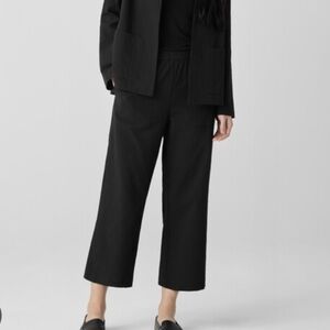 Eileen Fisher Organic Cotton Pucker Straight Pants Size 1X